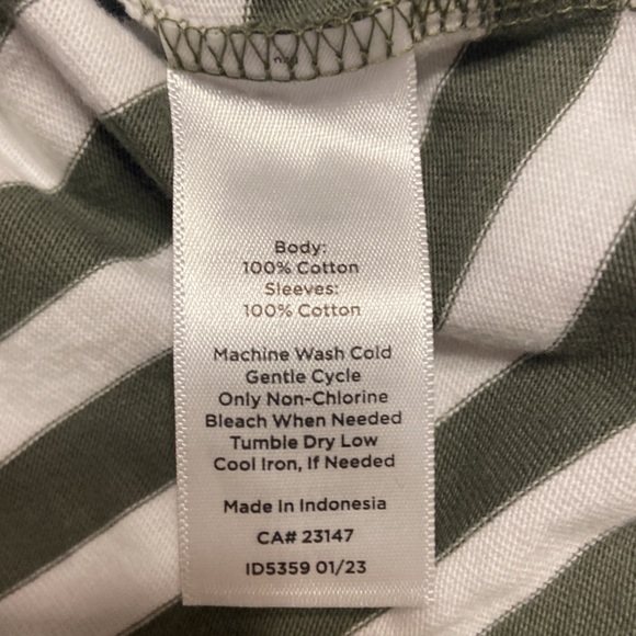 TALBOTS Women’s Shirt size 1X brand new with tag color white & sage green - Picture 8 of 12